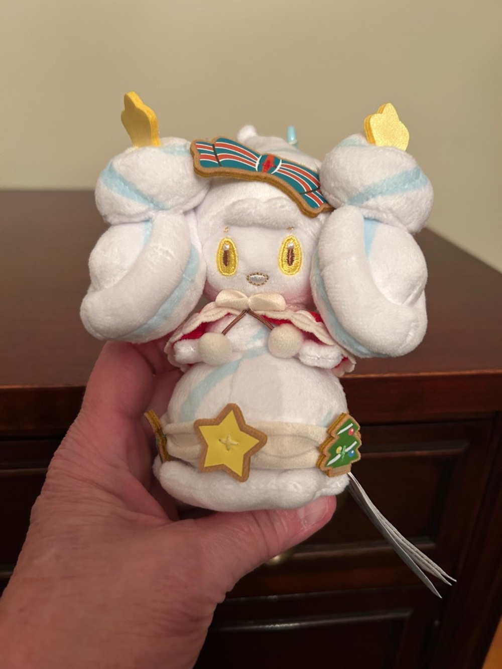 Pokemon plush Mascot Christmas Wonderland Alcremie key chain, Pokemon Center